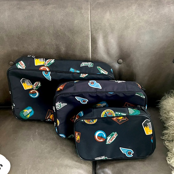 Handbags - Coach Stylish Black Travel Bag Set